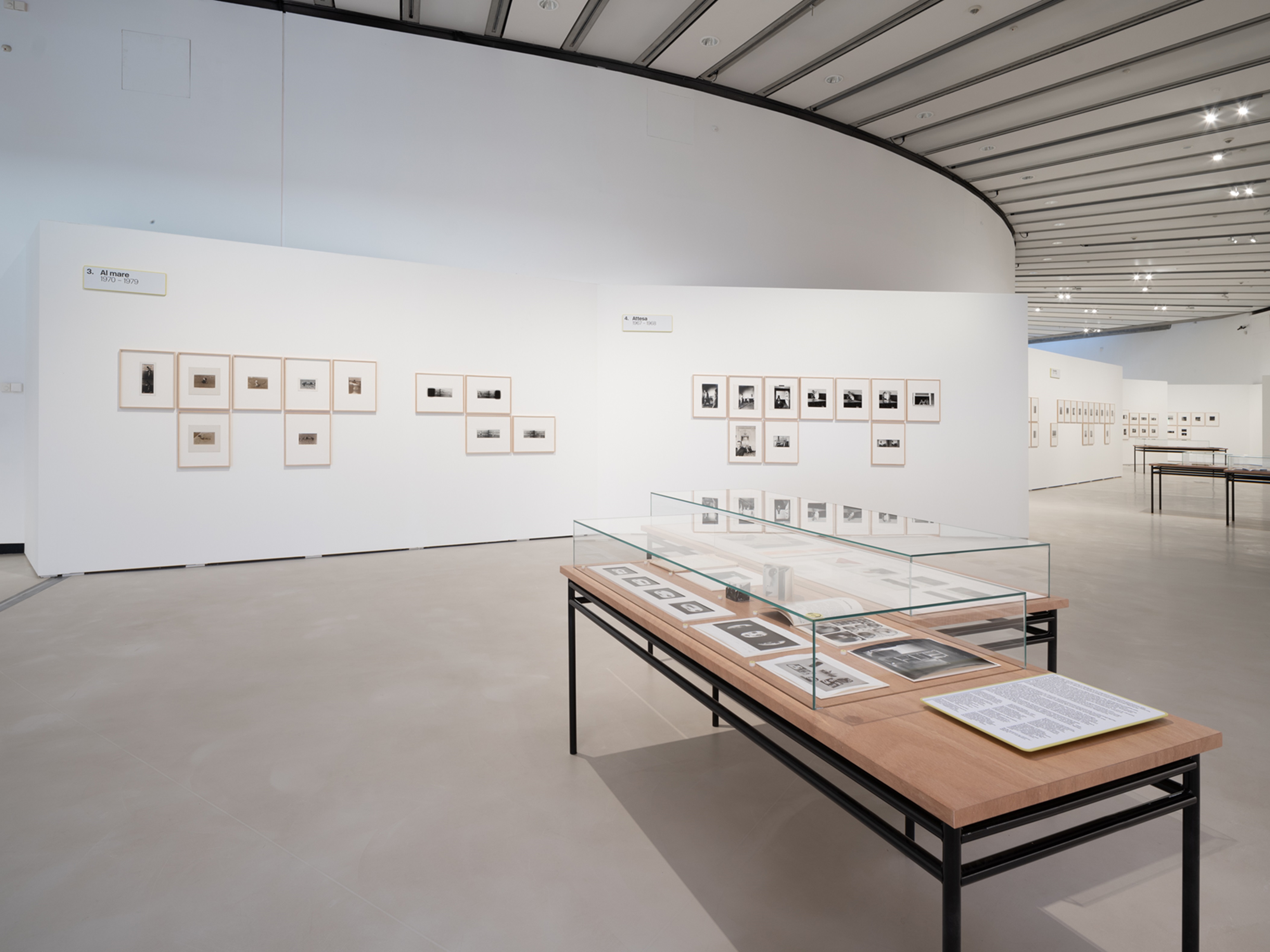 Installation for the "Guido Guidi. Col Tempo 1956-2024" exhibition, courtesy of FondazioneMAXXI, photograph by Vincenzo Labellarte