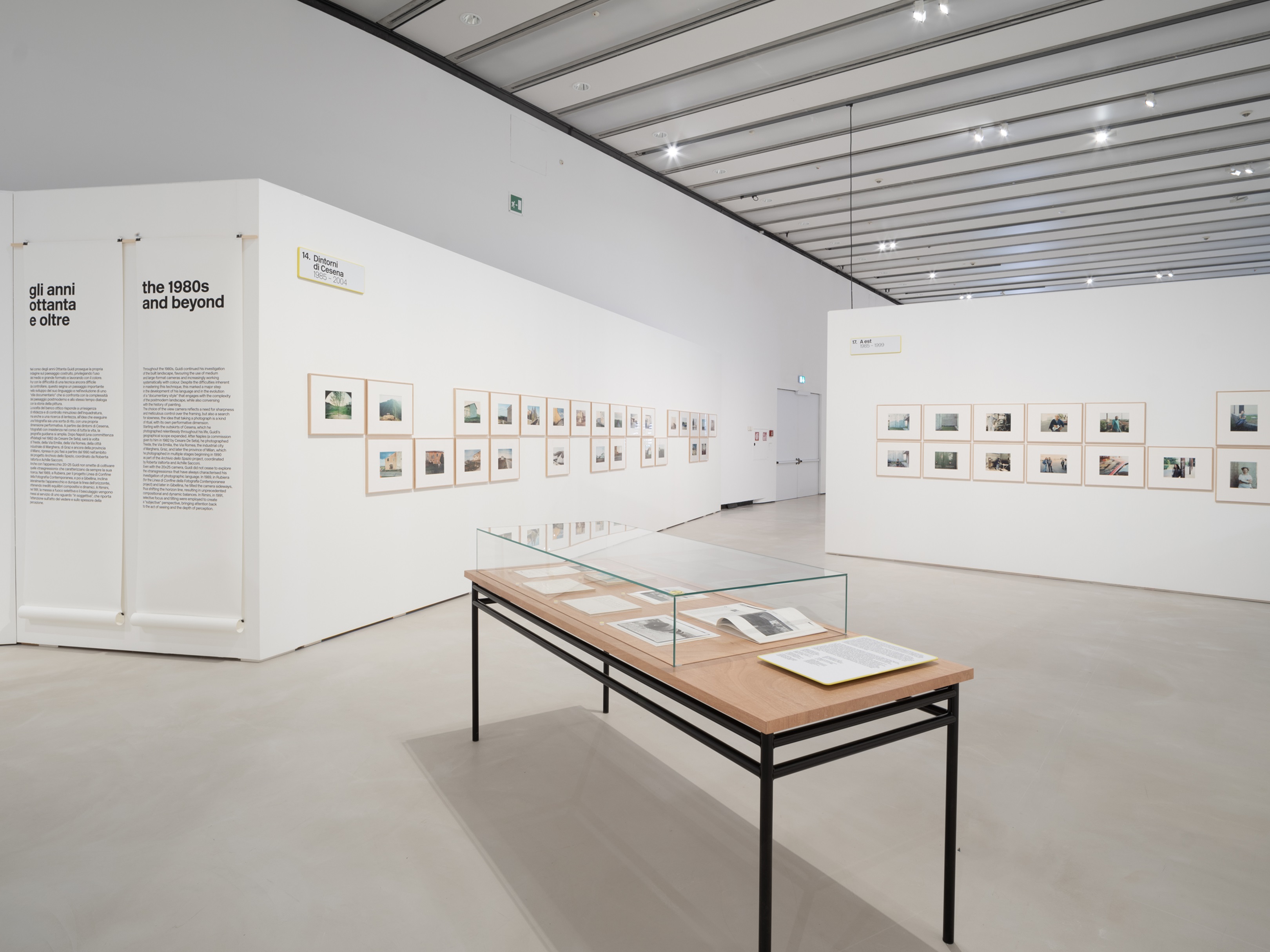 Installation for the "Guido Guidi. Col Tempo 1956-2024" exhibition, courtesy of FondazioneMAXXI, photograph by Vincenzo Labellarte