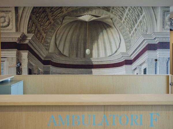 Detail of The Montefeltro Altarpiece, Piero della Francesca, Ambulatorio Humanitas Rozzano, 2022