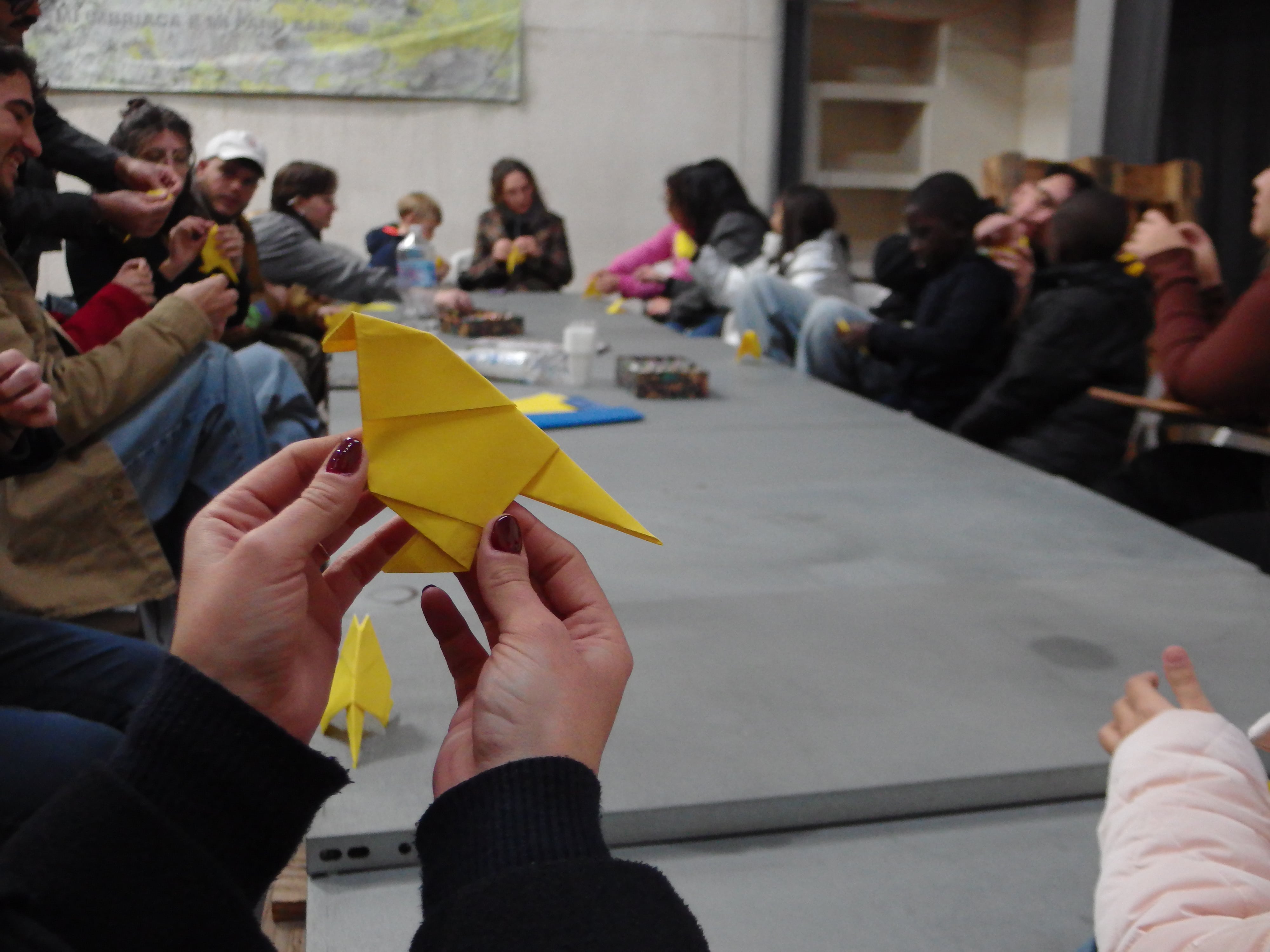 Workshop ‘I Carusi’ by Samuele Angemi, as part of the exhibition ‘Coltivazione sulfurea’ curated by Gabriele Logiudice. Catania, viaraffineria 2024. Ph Marco Lo Curzio, courtesy viaraffineria