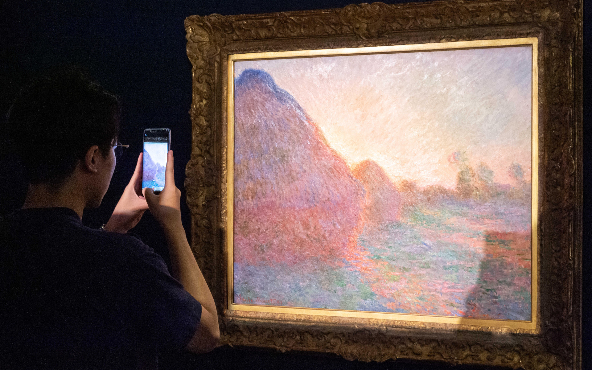 Hong Kong, 26 Apr, 2019. Claude Monet, Hay Sheaves, 1890