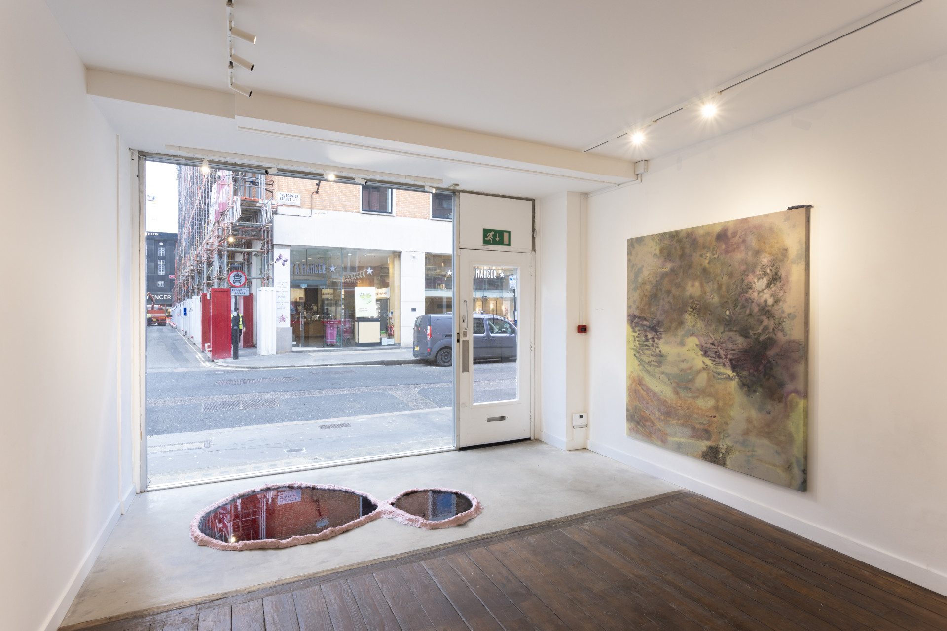 Installation by Meryl Yana, Pipeline Gallery, London, photograph by I. Scott
